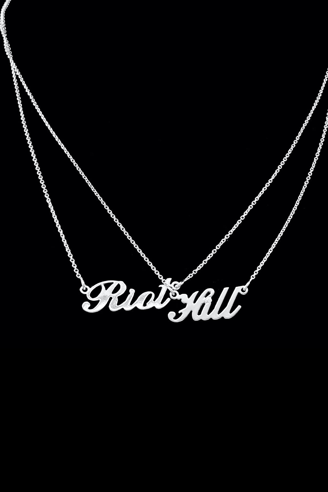 RIOT + HILL SILVER NECKLACE