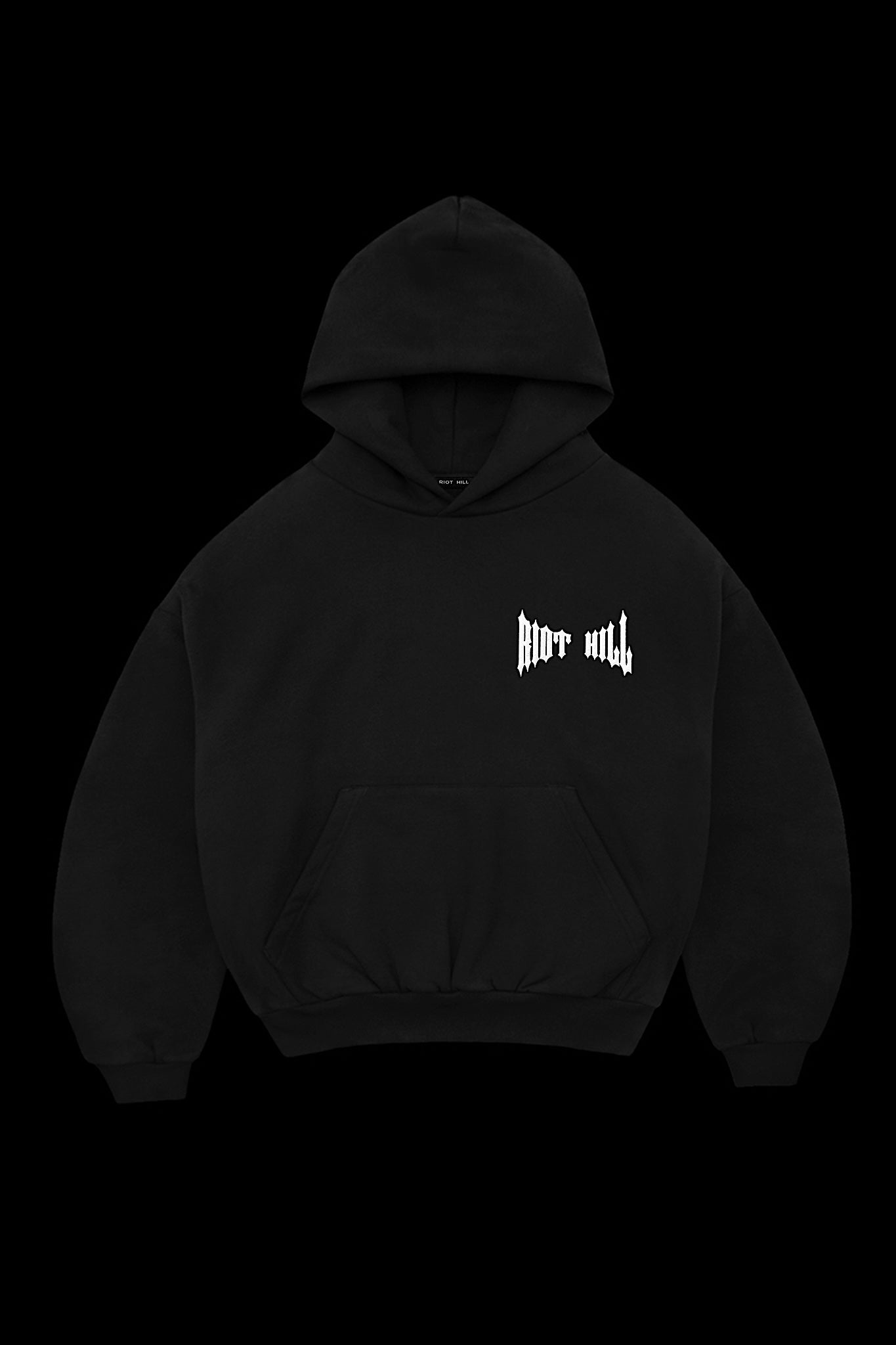 BLACK IRON HOODED SWEATSHIRT - RIOT HILL