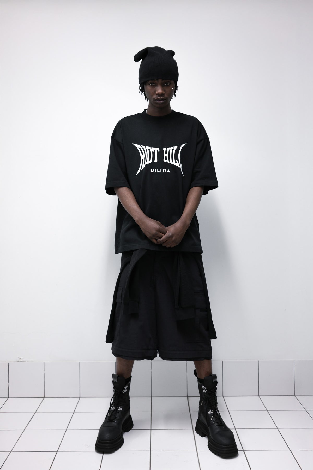 BLACK MILITIA T-SHIRT