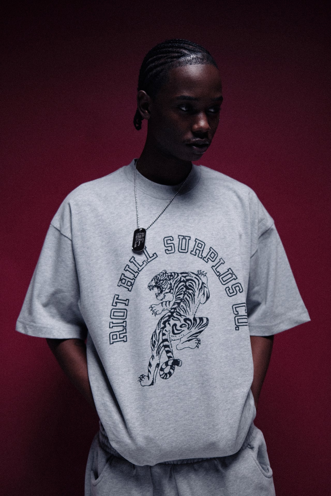 GREY SURPLUS T-SHIRT