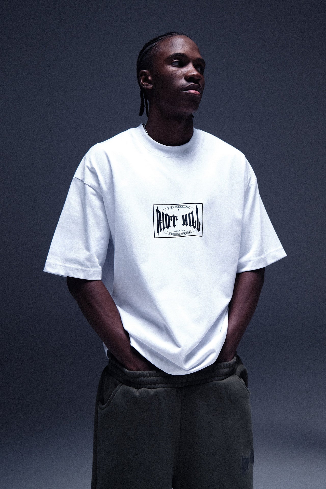 WHITE BOXING T-SHIRT