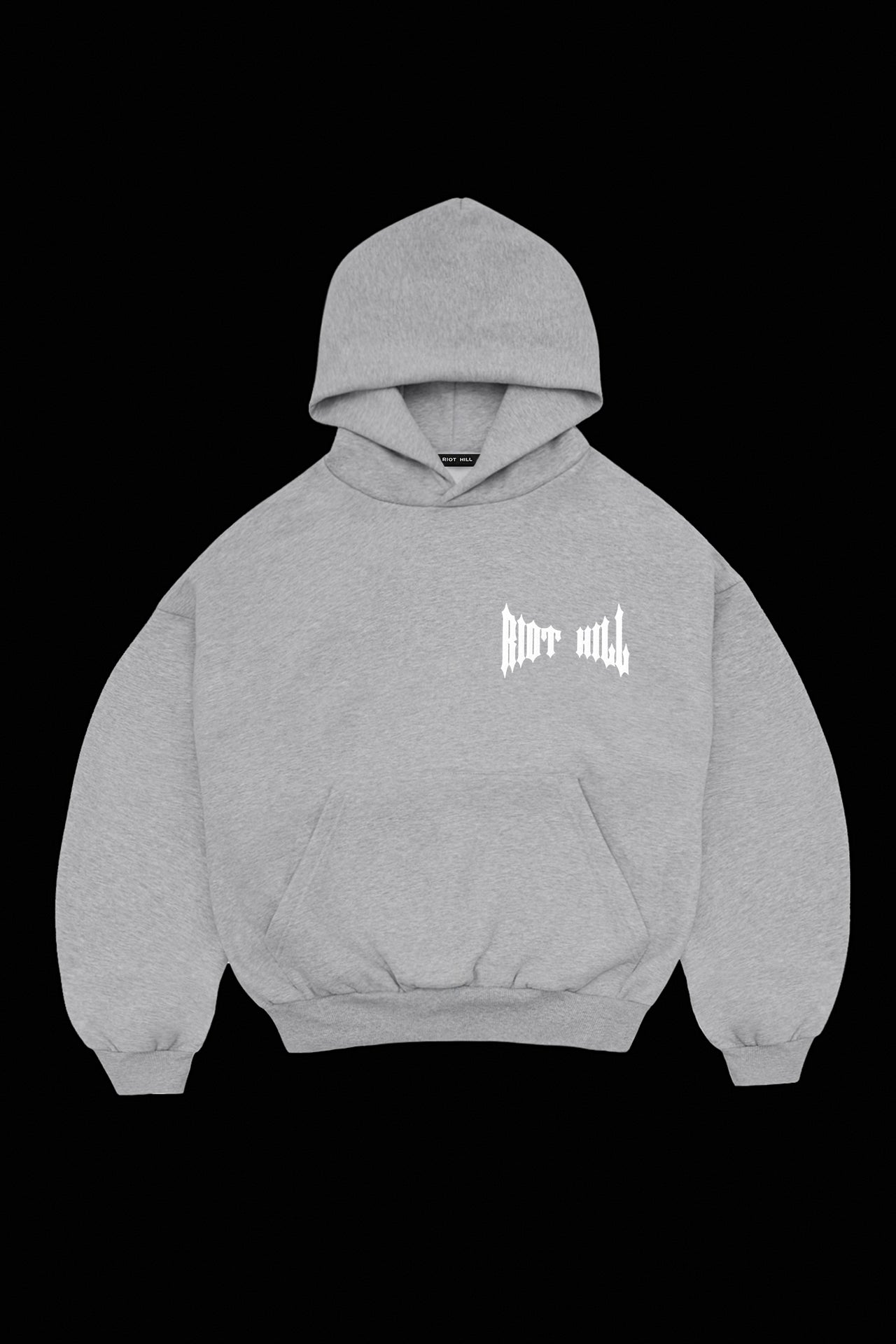 GREY MARLE IRON HOODED SWEATSHIRT