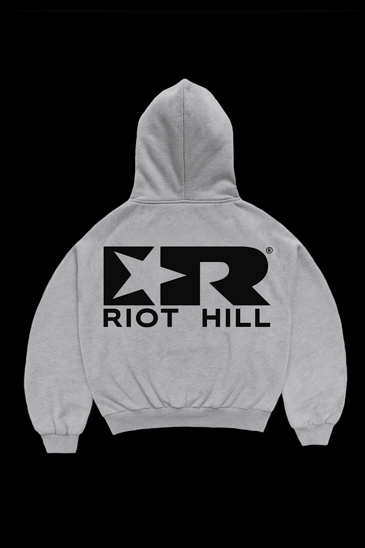GREY R-STAR HOODED SWEATSHIRT