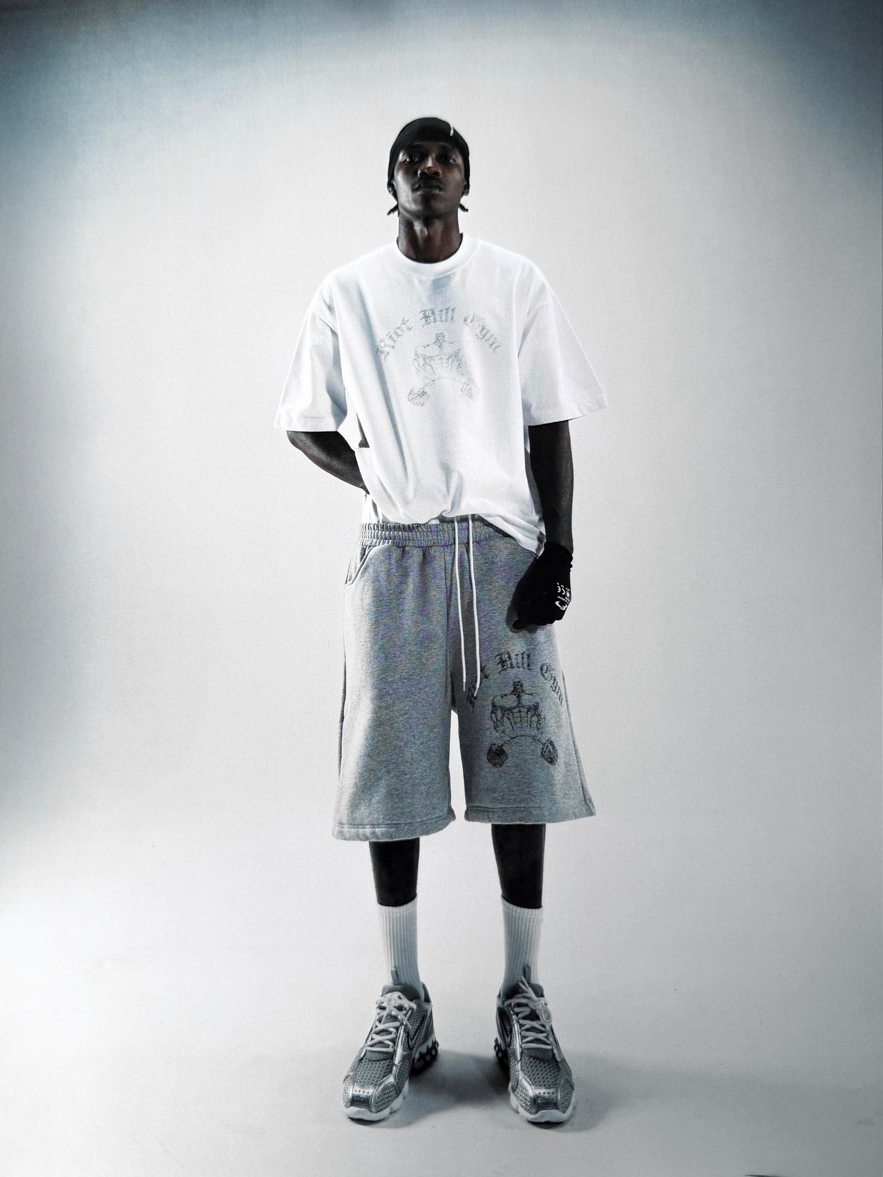 GREY RIOT HILL GYM SWEATSHORTS