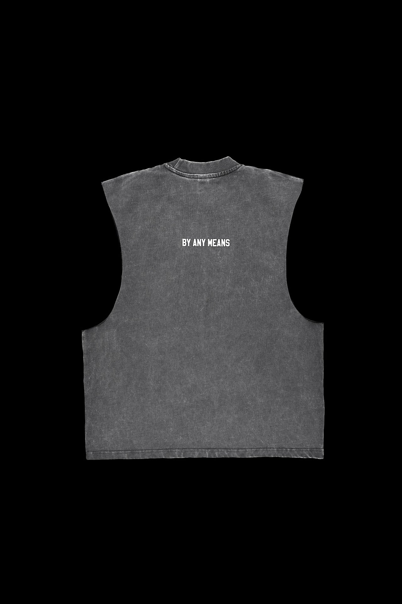 VINTAGE WASH BY ANY MEANS MUSCLE T-SHIRT