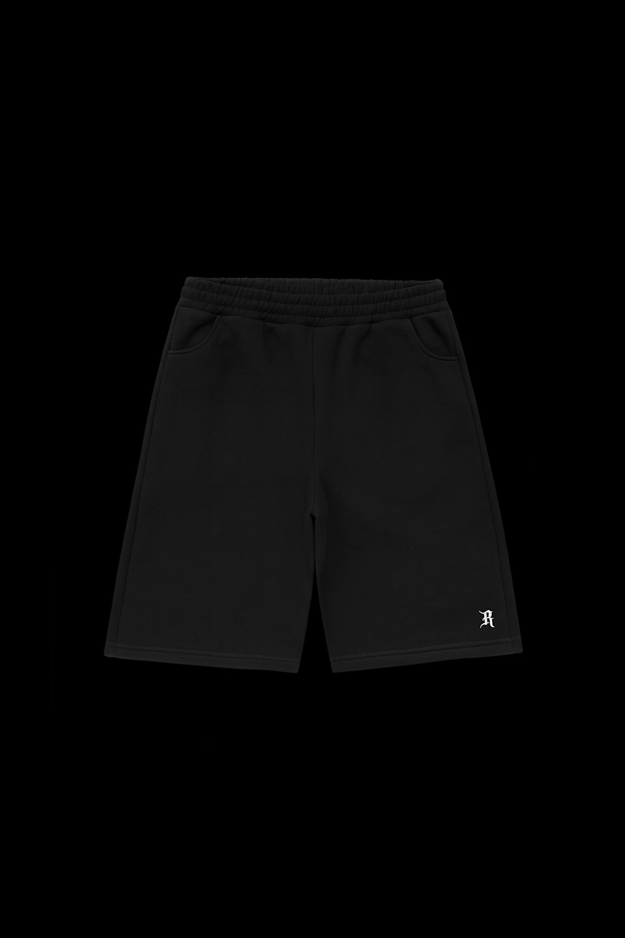 BLACK MINI LOGO SWEATSHORTS