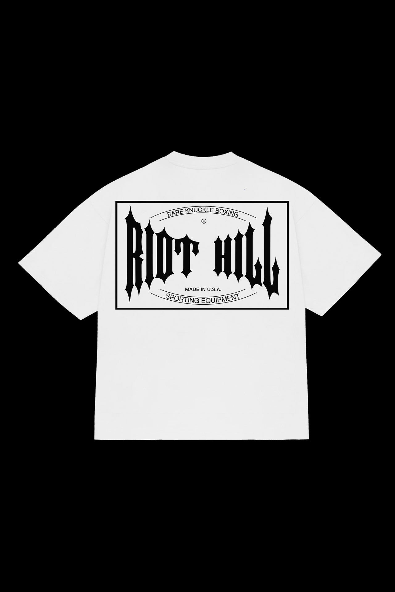WHITE BOXING T-SHIRT
