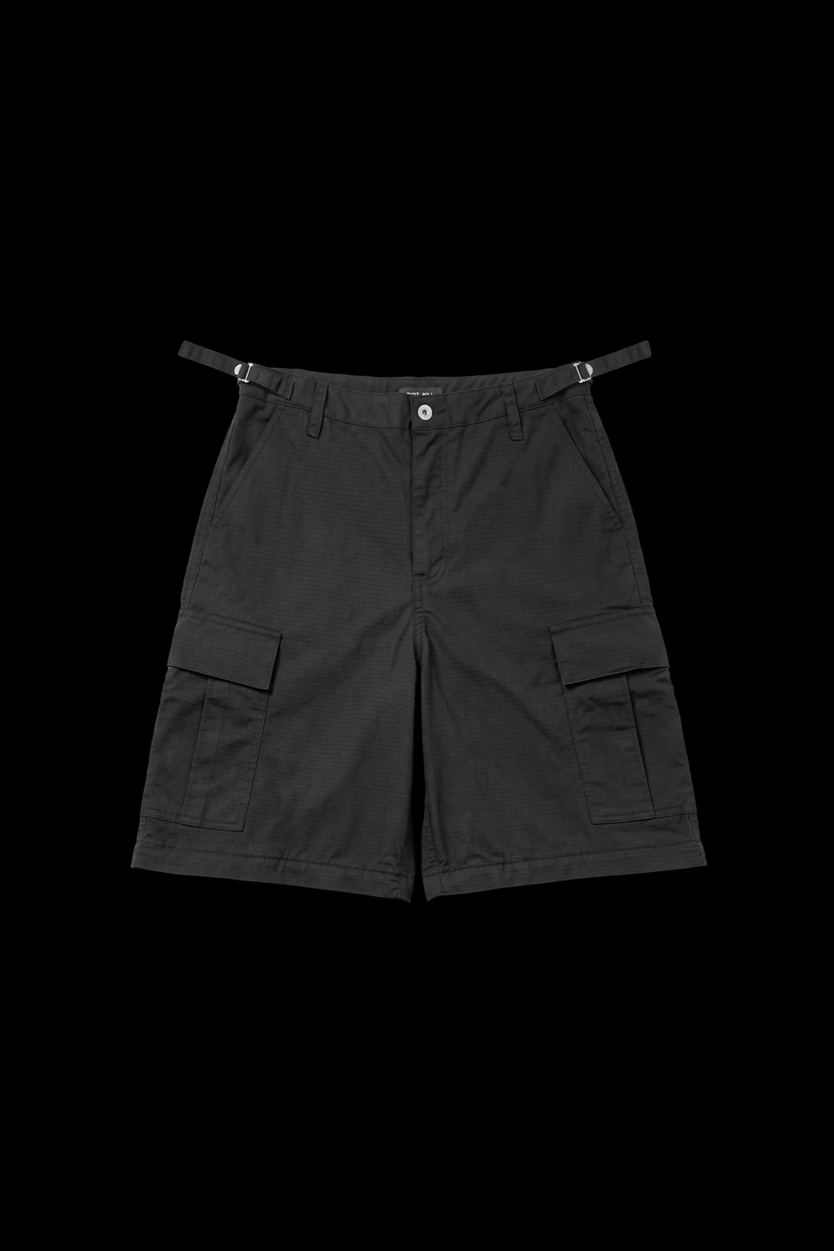 BLACK CONVERTIBLE CARGO PANTS
