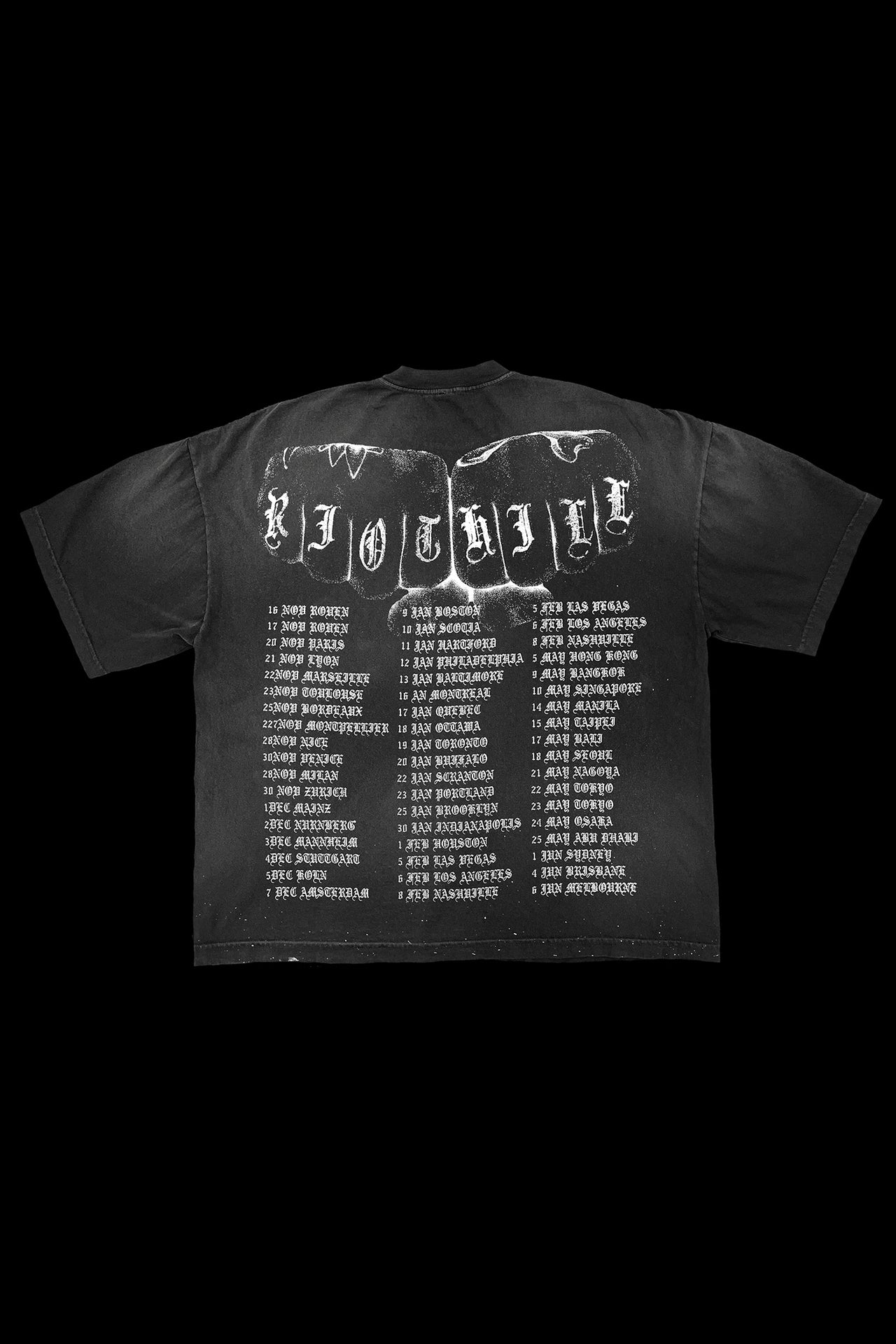 BAREKNUCKLE TOUR T-SHIRT