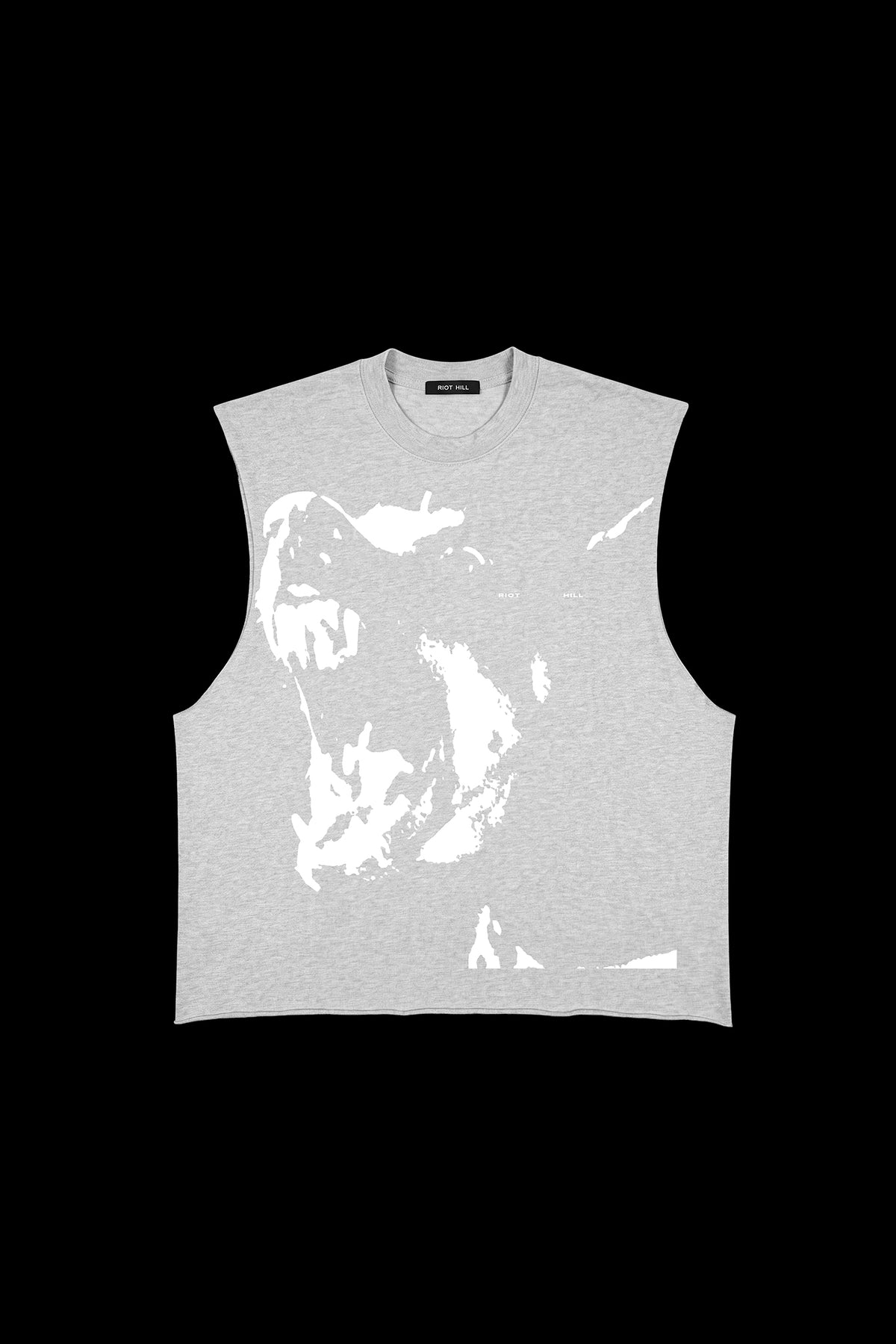 GREY DOBERMAN MUSCLE T-SHIRT