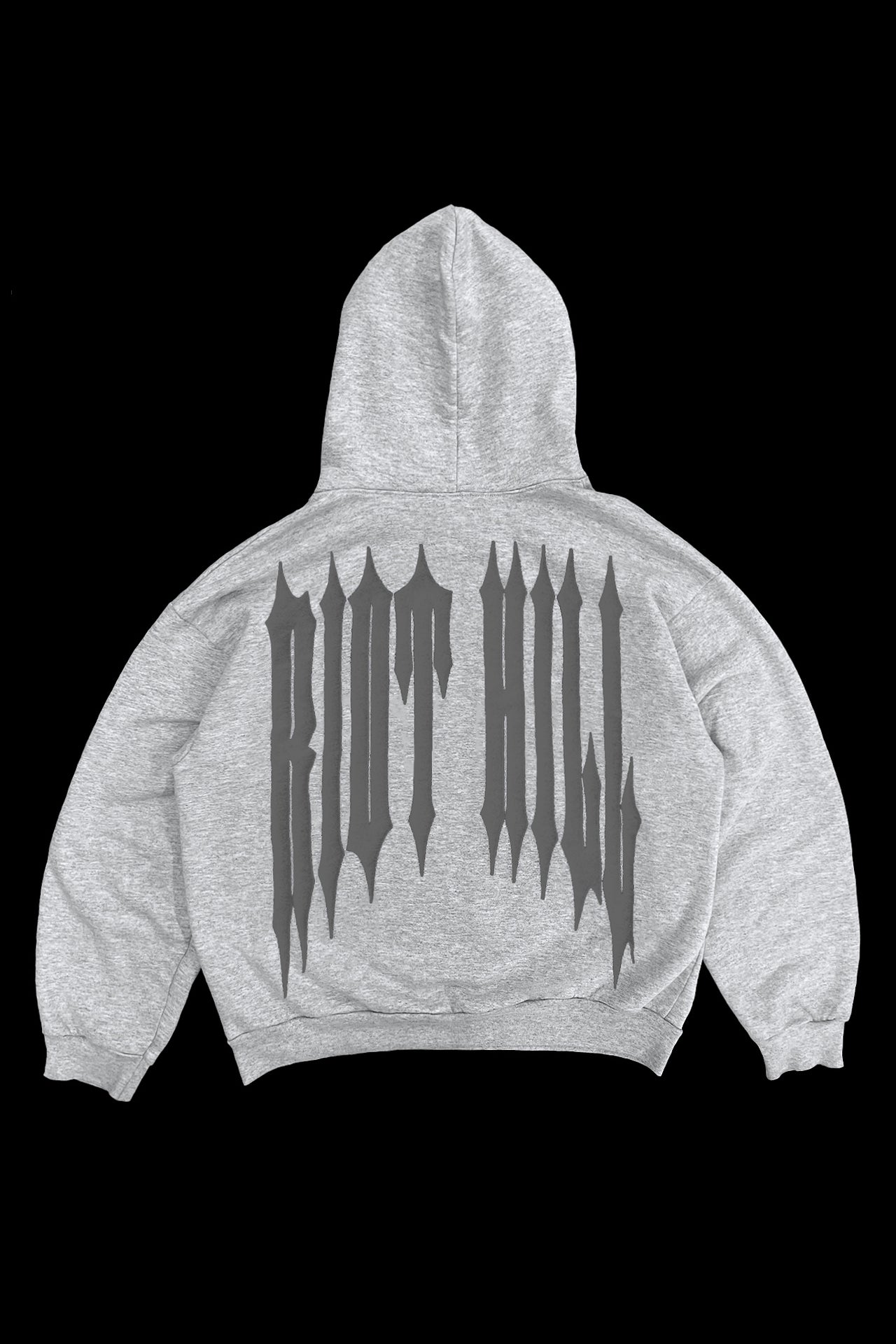 GREY IRON HOODED SWEATSHIRT