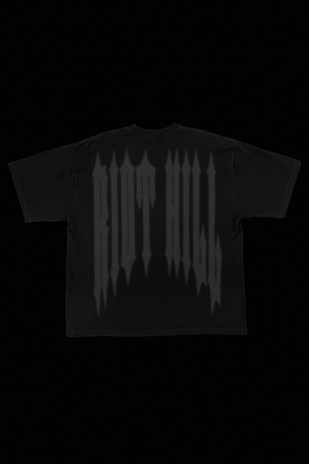 BLK/BLK DISTORTED IRON T-SHIRT