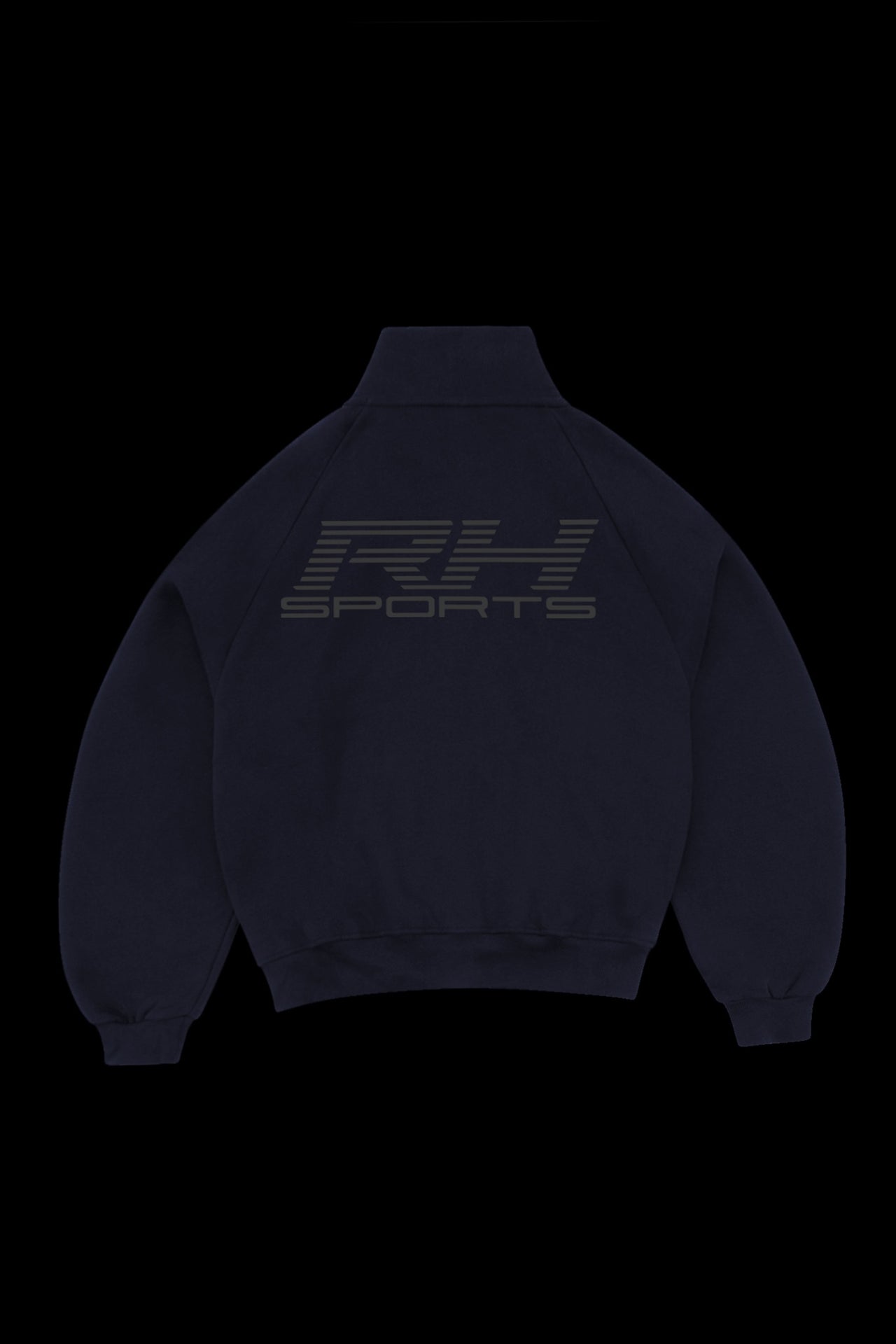 NAVY RH-SPORTS ZIP-UP TRACK JACKET