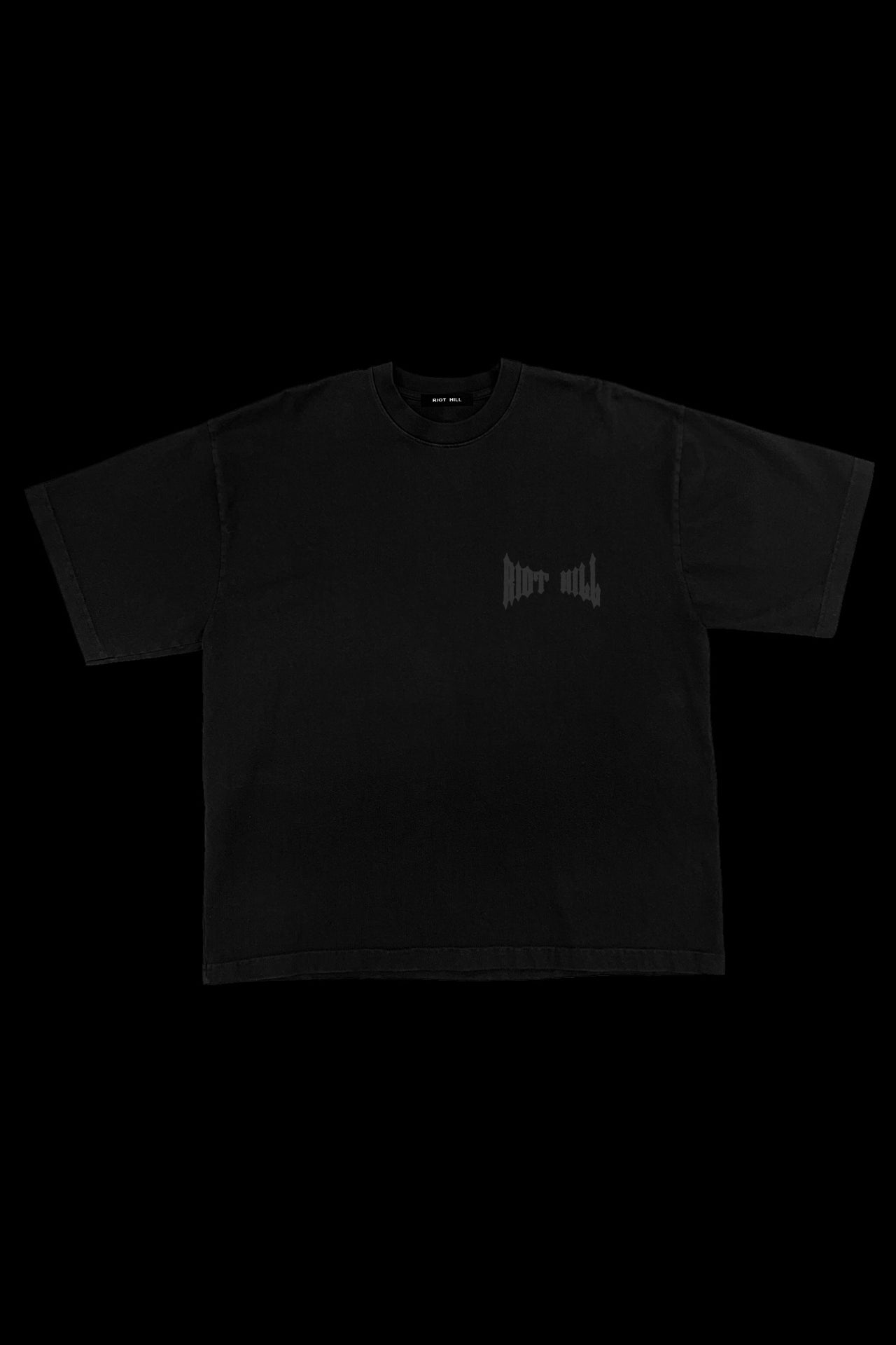 BLK/BLK DISTORTED IRON T-SHIRT