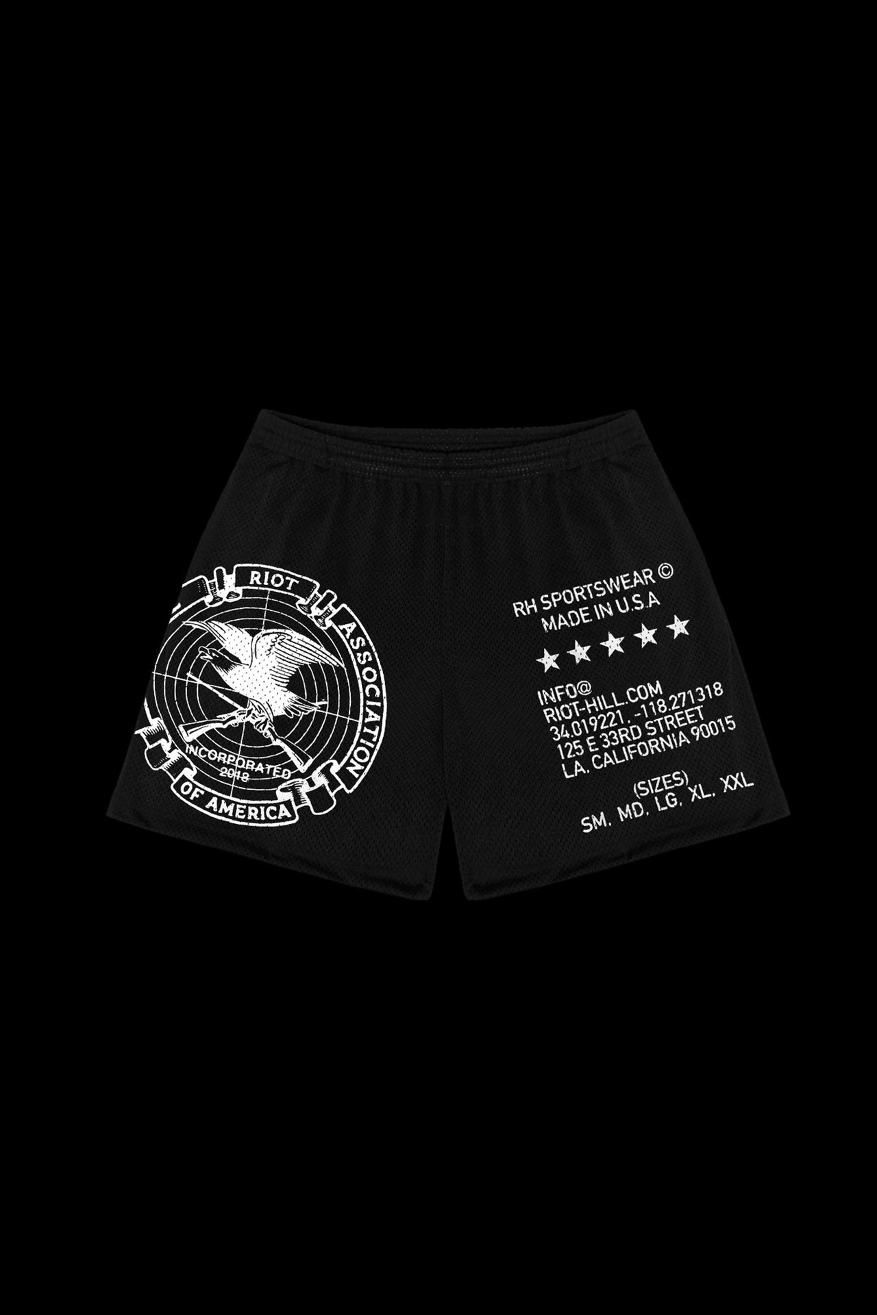 NRA MESH GYM SHORTS