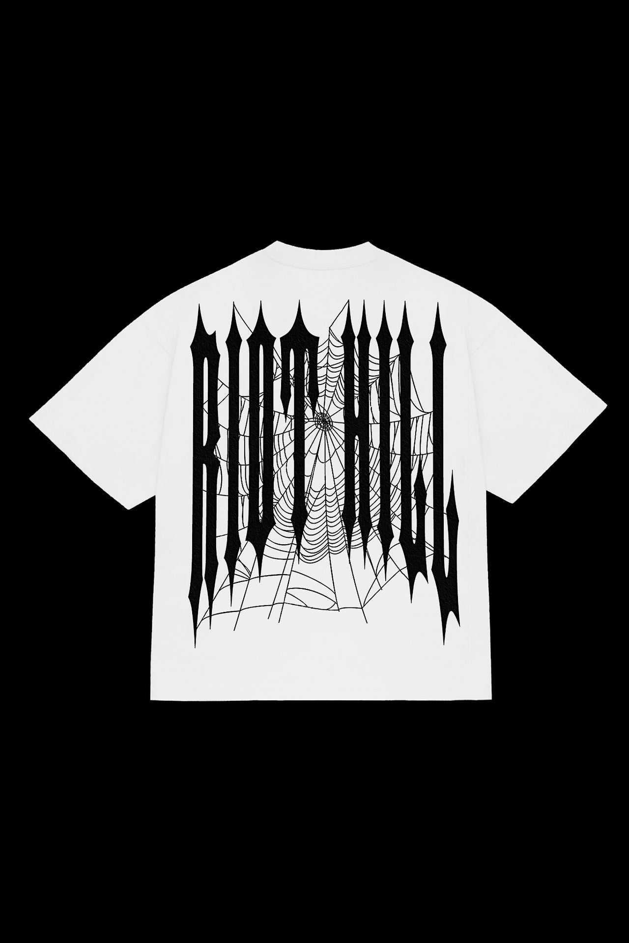 WHITE IRON WEB T-SHIRT
