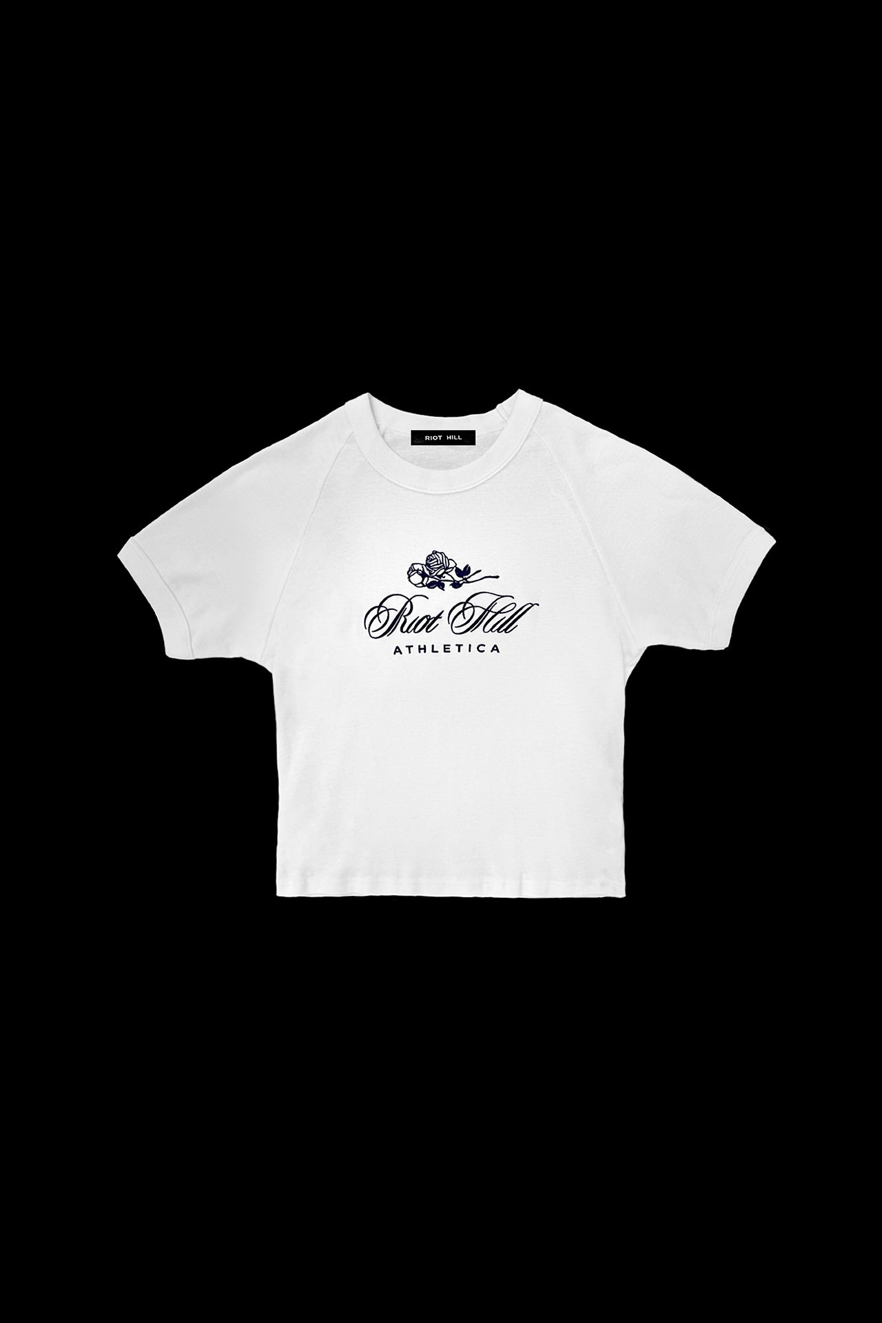 WHITE ATHLETICA RAGLAN BABY T-SHIRT