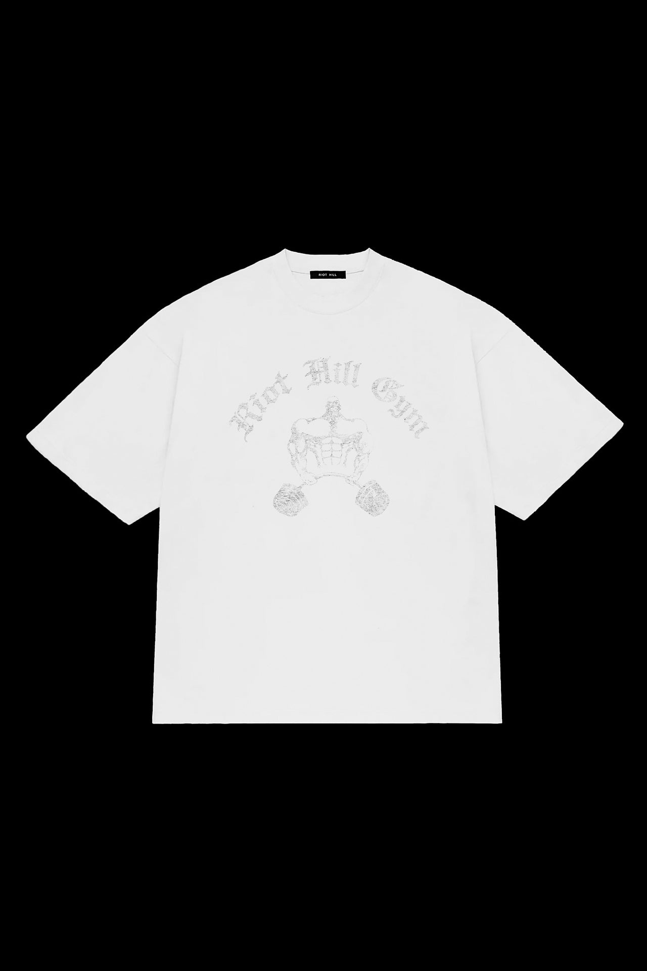 WHITE RIOT HILL GYM T-SHIRT