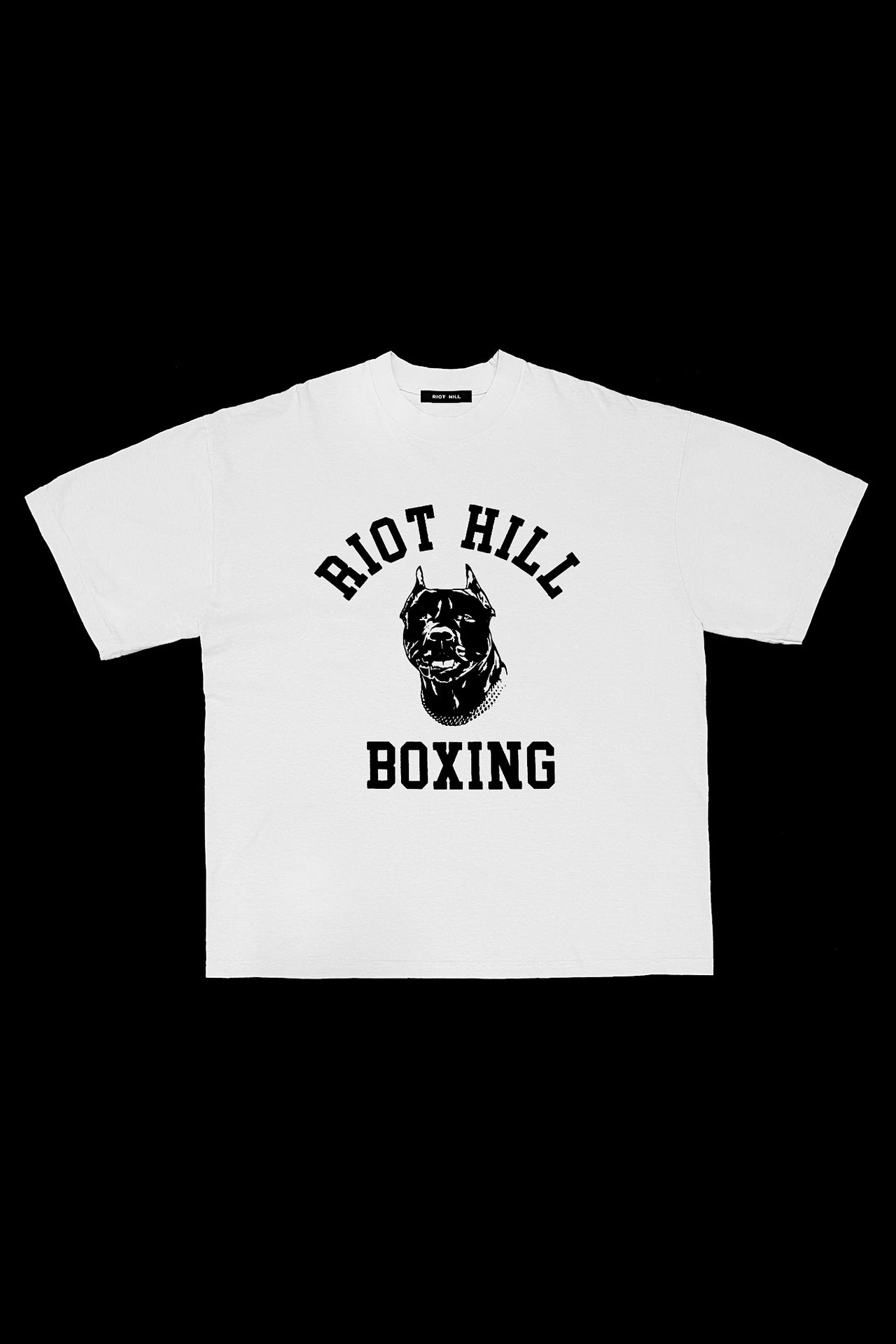 WHITE BOXING T-SHIRT