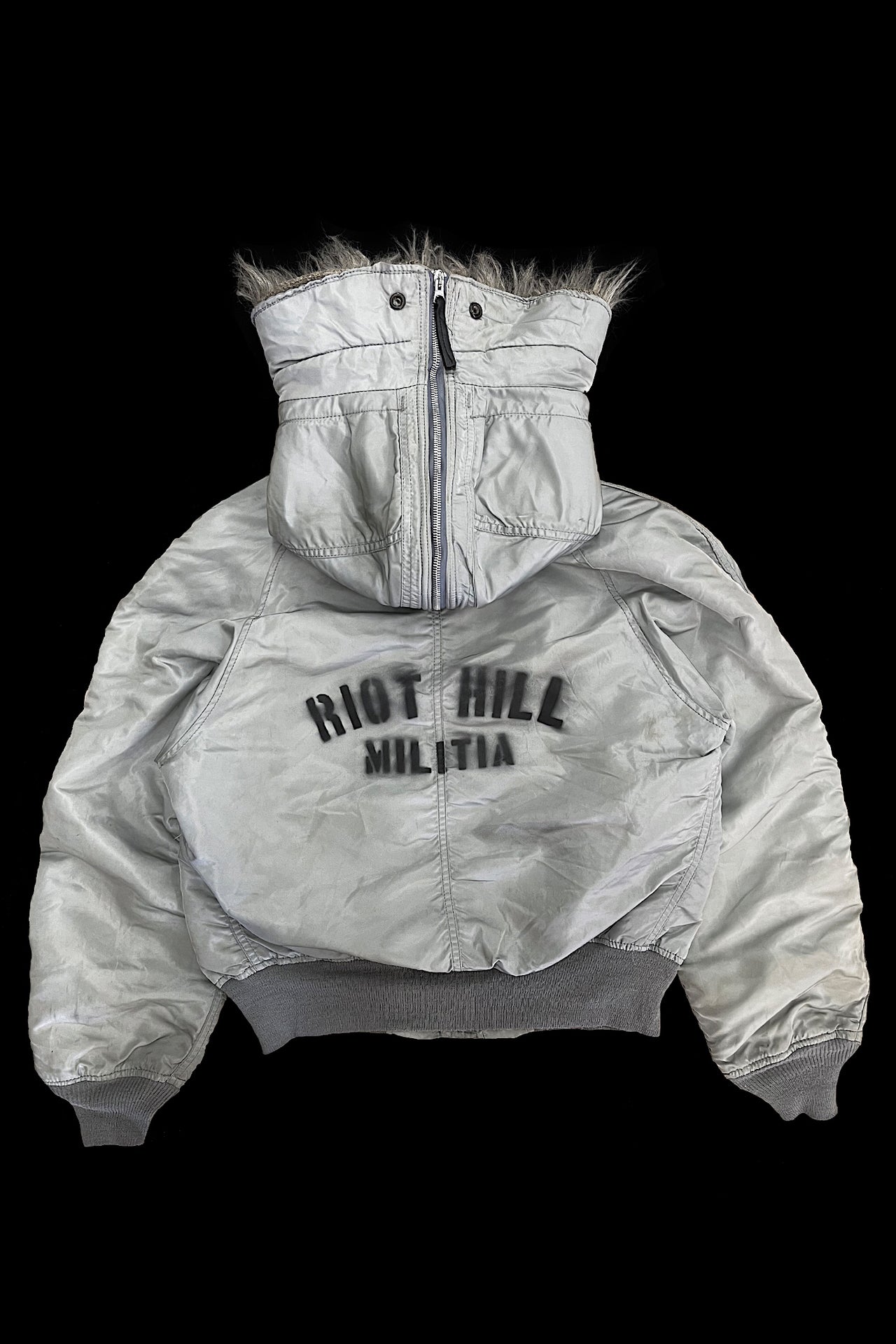 RH MILITIA HOODED BOMBER JACKET